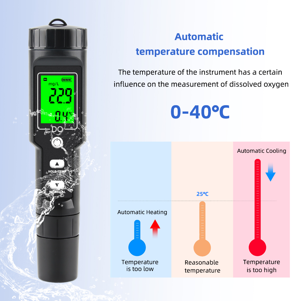 Profissional Dissolvido Medido - Do Oxygen Meter avaliação e preço